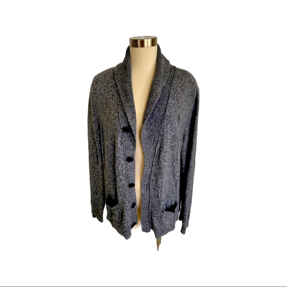 Abercrombie & Fitch Grey Heather long sleeve Cardigan with pockets